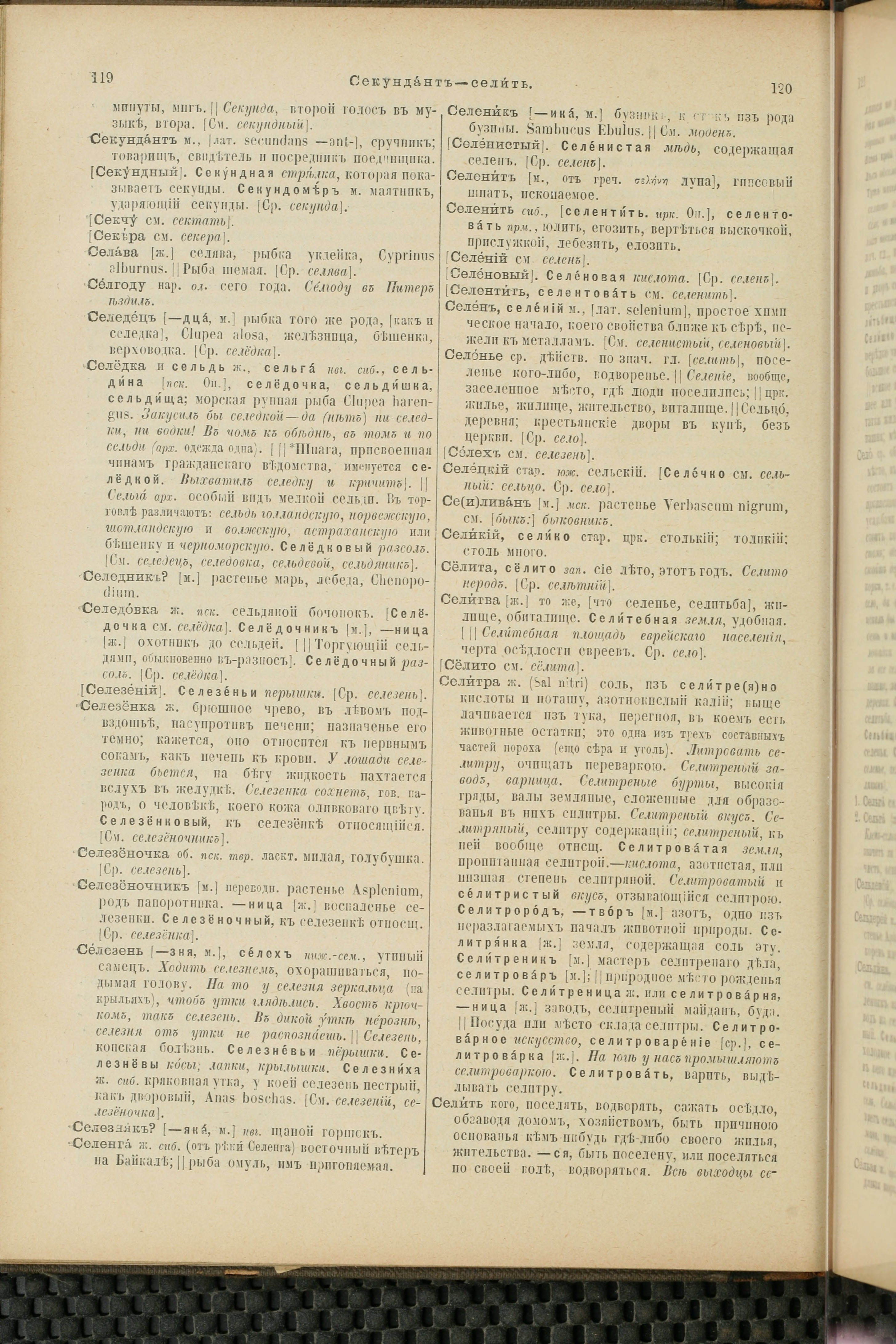 Словарь Даля под редакцией Бодуэна-де-Куртенэ, том 4 pdf скан страницы 70