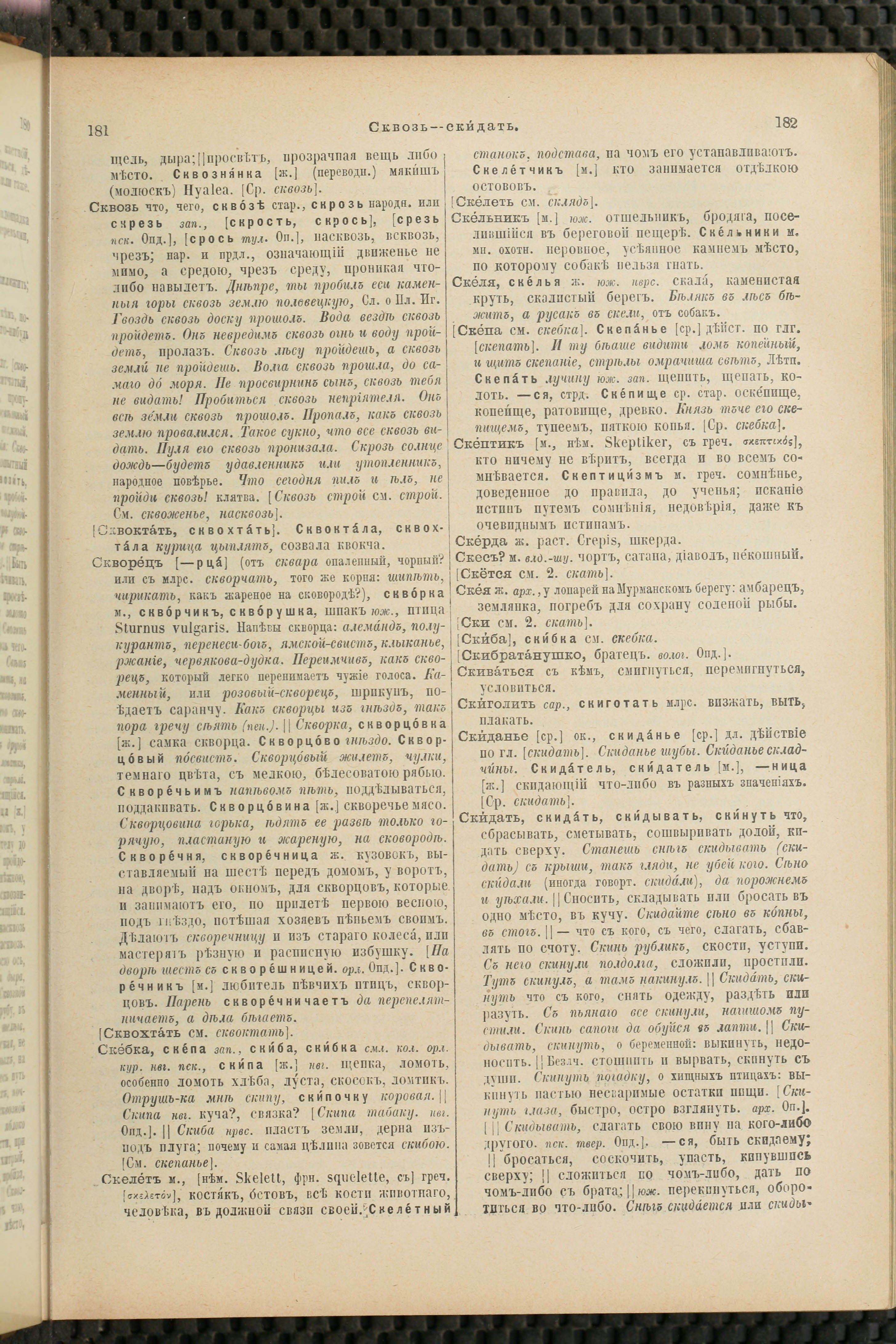 Словарь Даля под редакцией Бодуэна-де-Куртенэ, том 4 pdf скан страницы 101