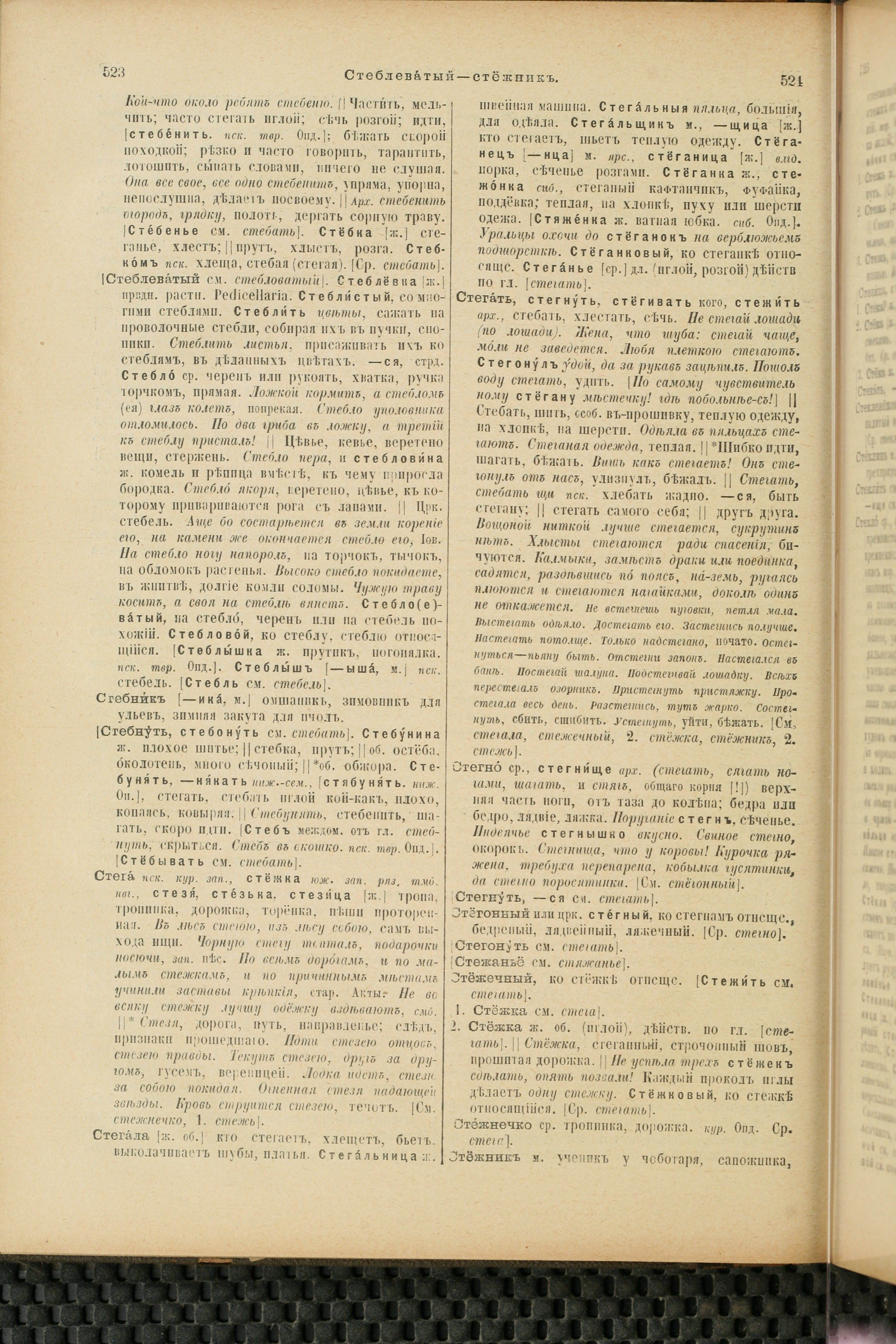 Словарь Даля под редакцией Бодуэна-де-Куртенэ, том 4 pdf скан страницы 272