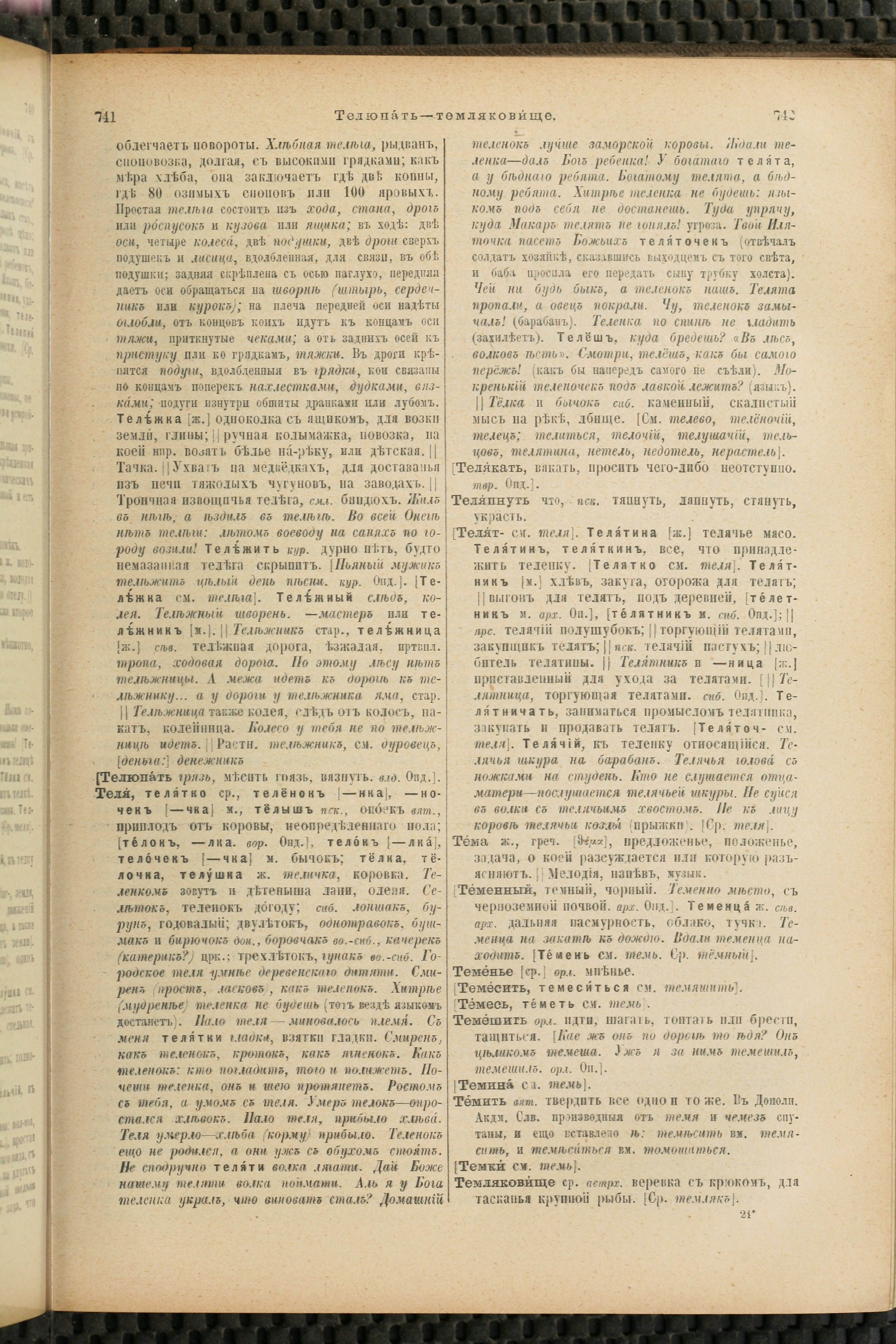 Словарь Даля под редакцией Бодуэна-де-Куртенэ, том 4 pdf скан страницы 381