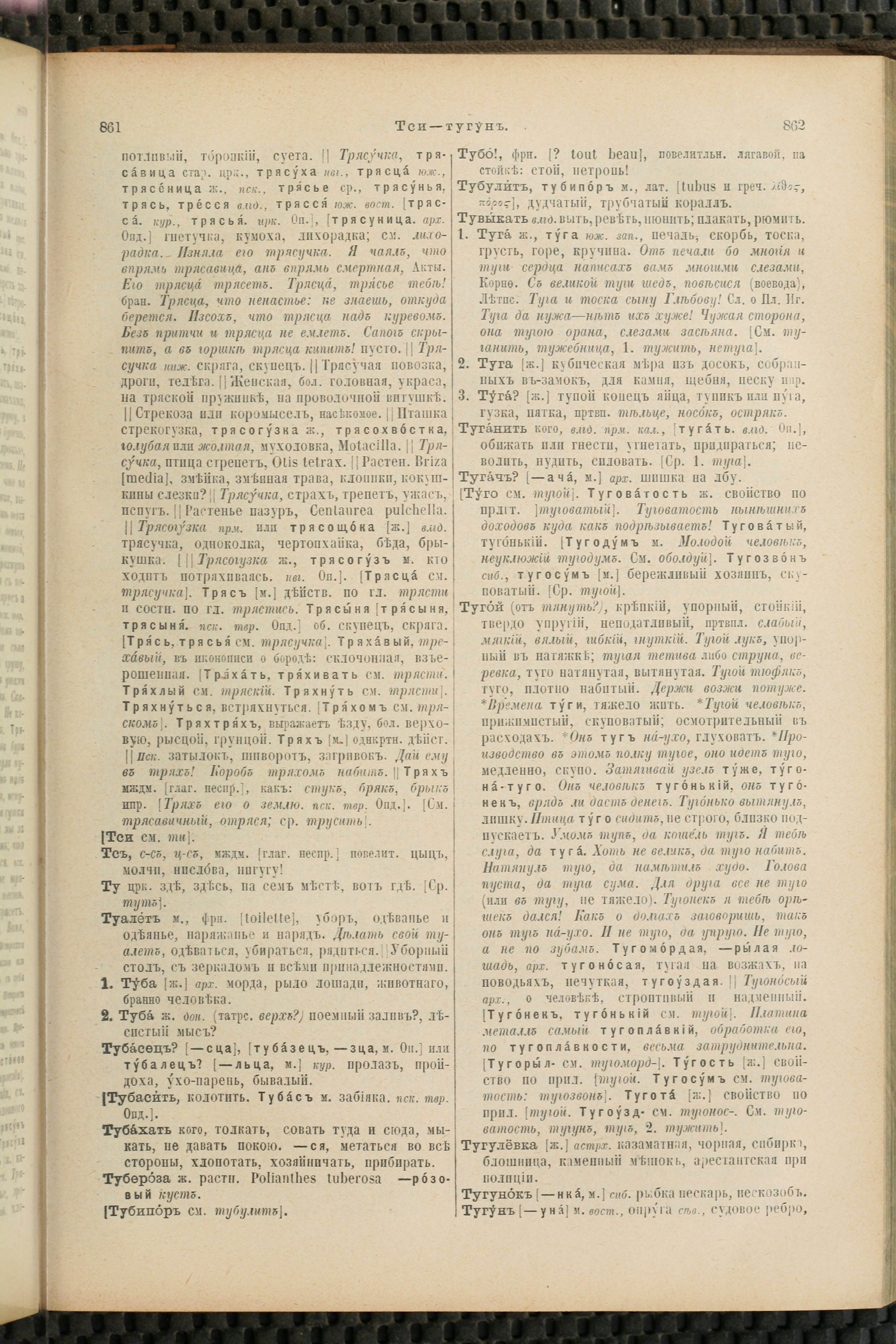Словарь Даля под редакцией Бодуэна-де-Куртенэ, том 4 pdf скан страницы 441
