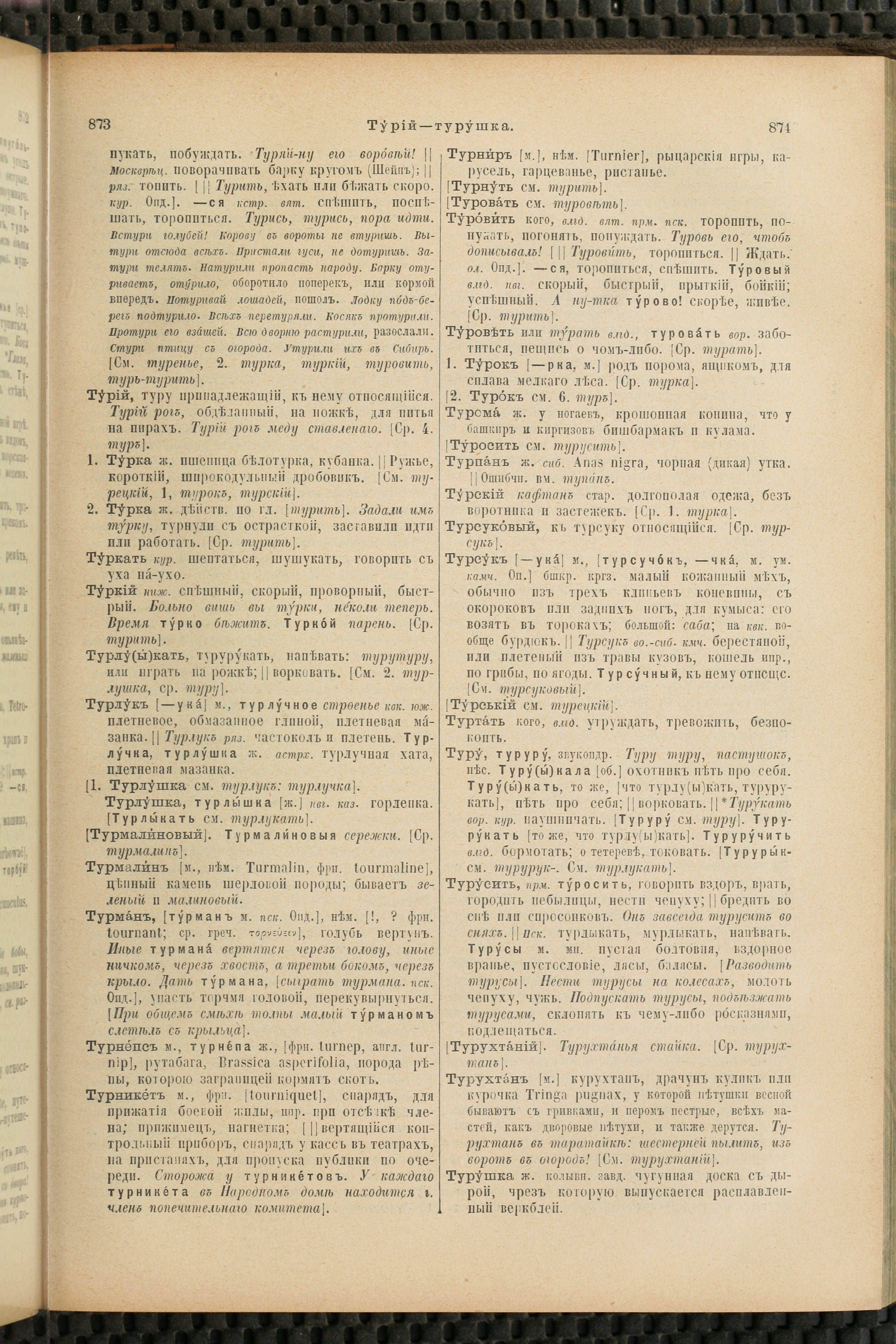 Словарь Даля под редакцией Бодуэна-де-Куртенэ, том 4 pdf скан страницы 447