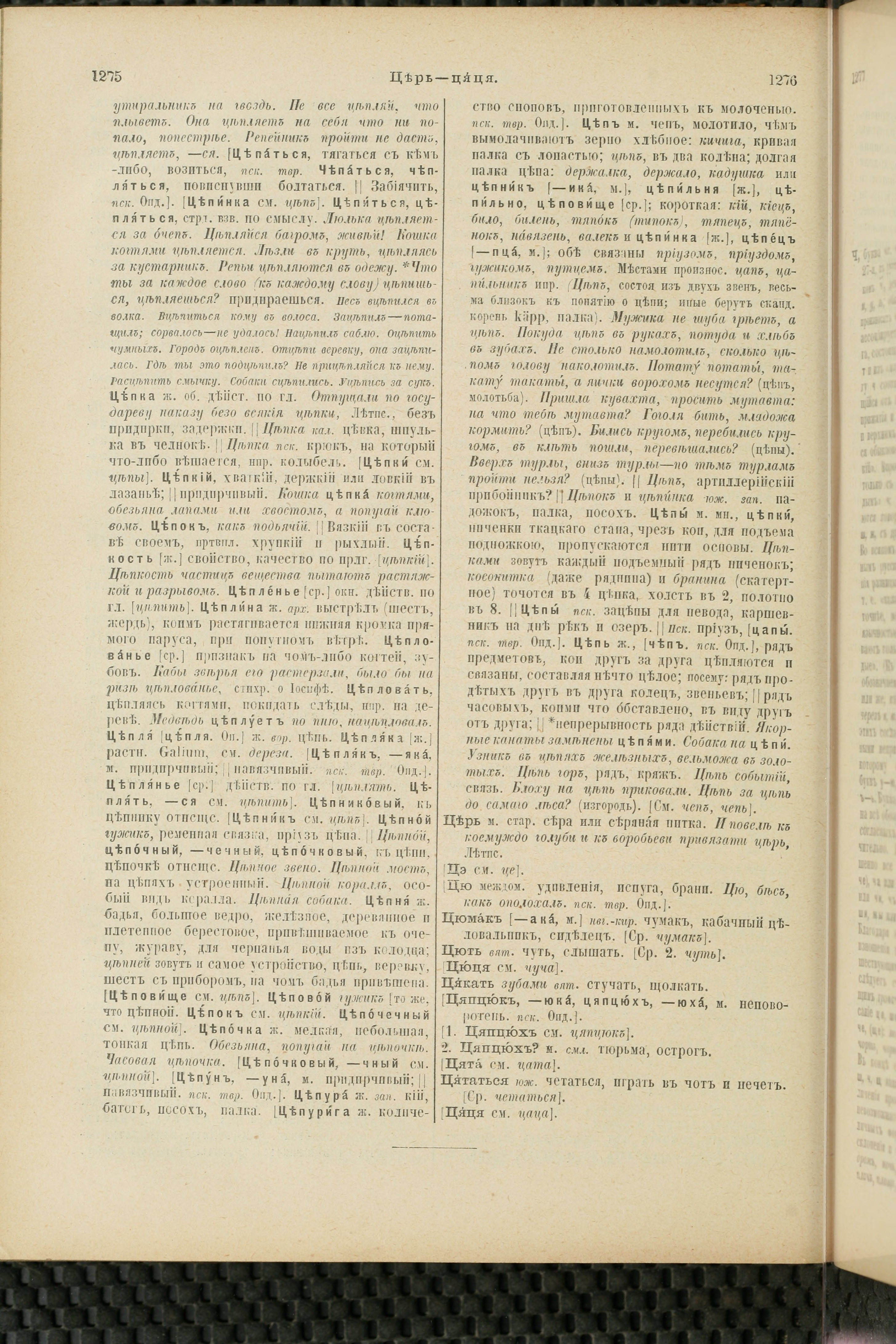 Словарь Даля под редакцией Бодуэна-де-Куртенэ, том 4 pdf скан страницы 648