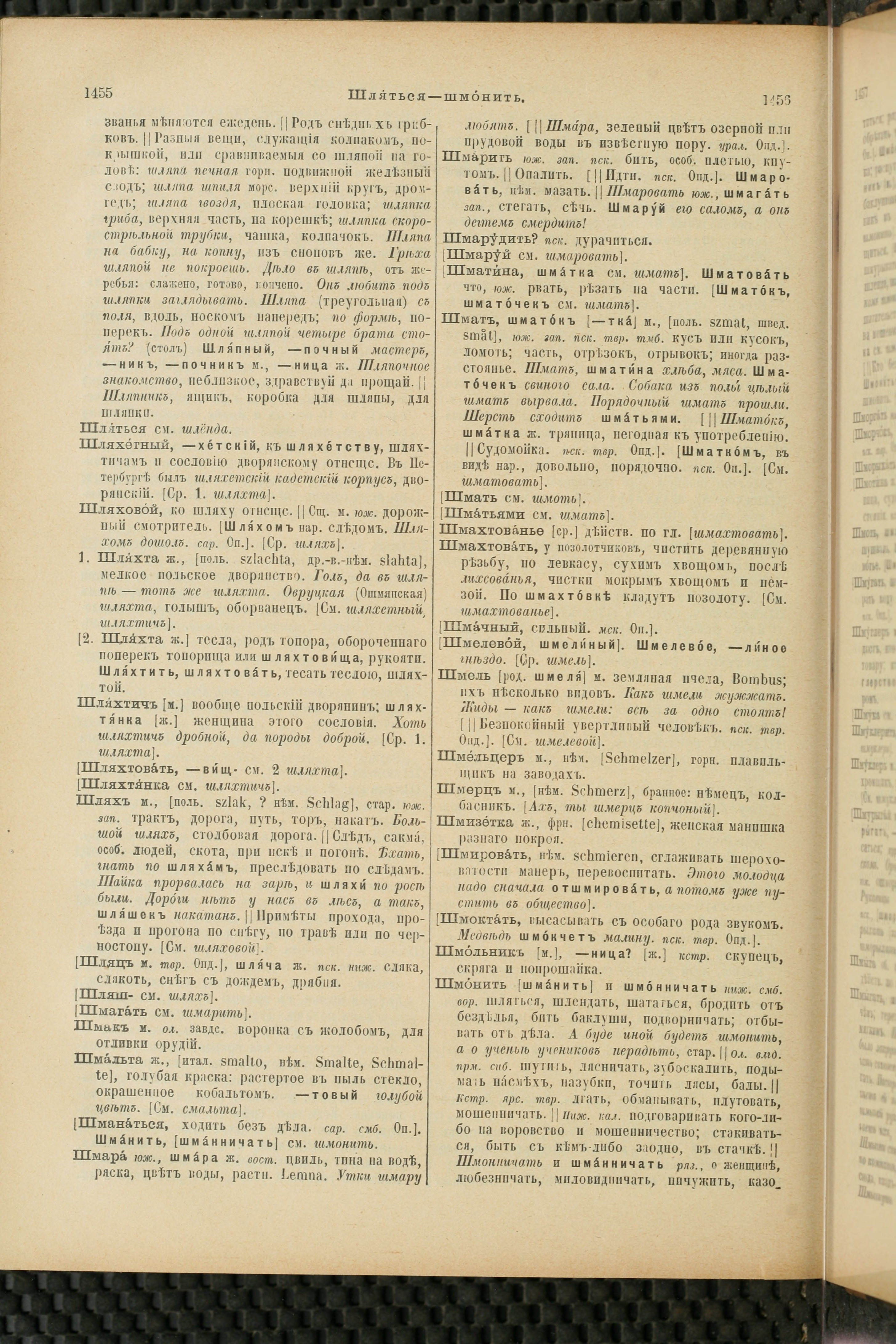 Словарь Даля под редакцией Бодуэна-де-Куртенэ, том 4 pdf скан страницы 738