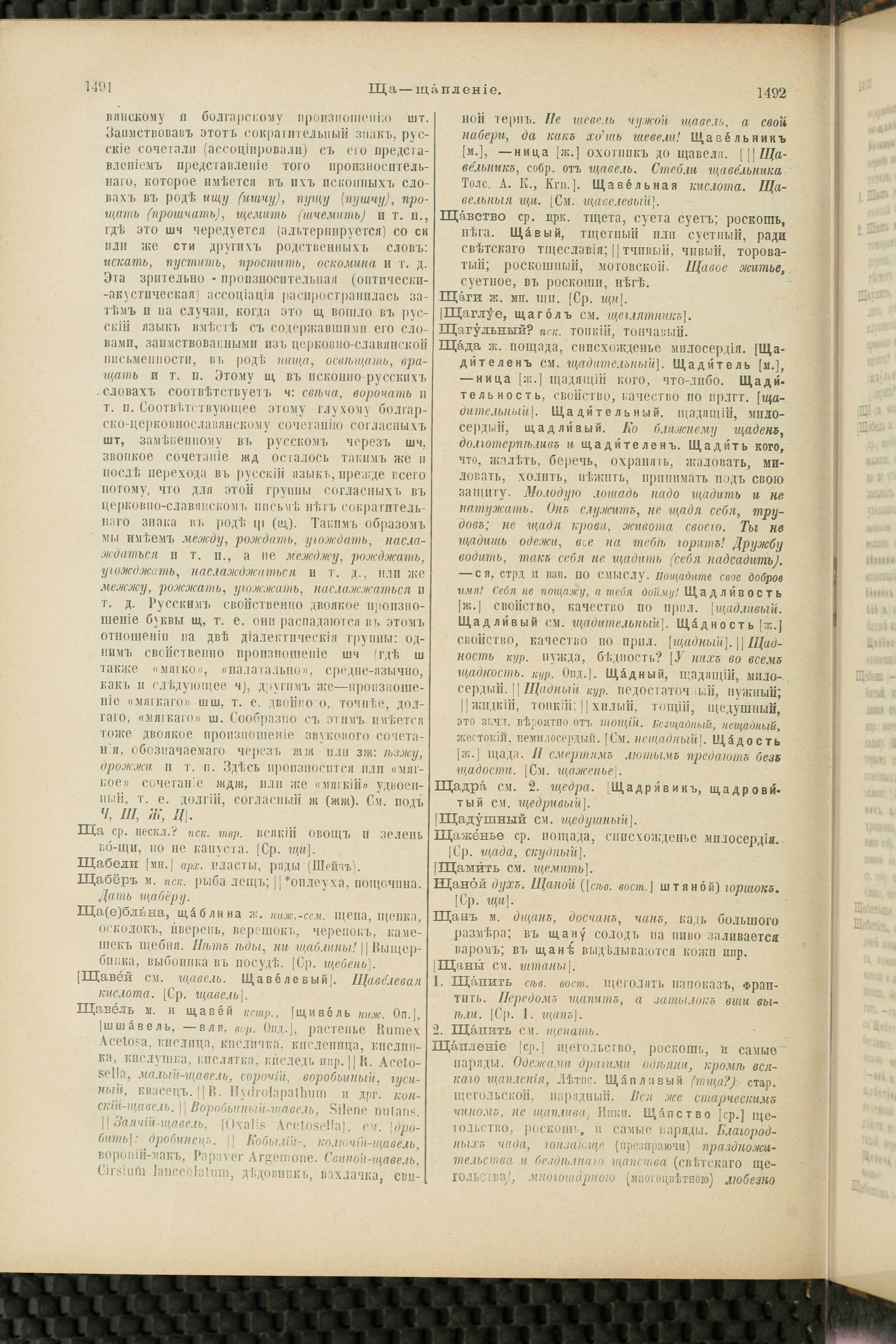 Словарь Даля под редакцией Бодуэна-де-Куртенэ, том 4 pdf скан страницы 756