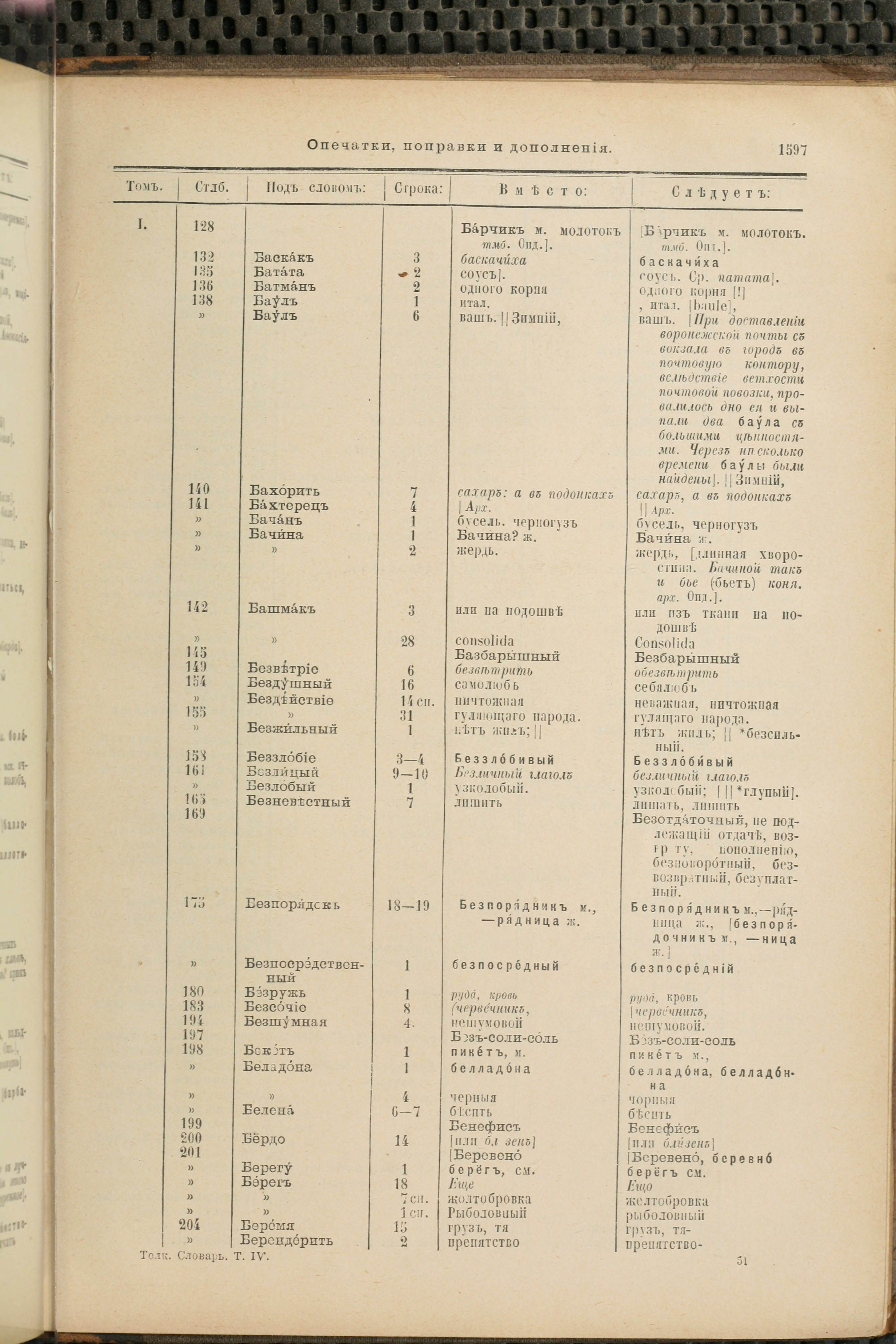 Словарь Даля под редакцией Бодуэна-де-Куртенэ, том 4 pdf скан страницы 813