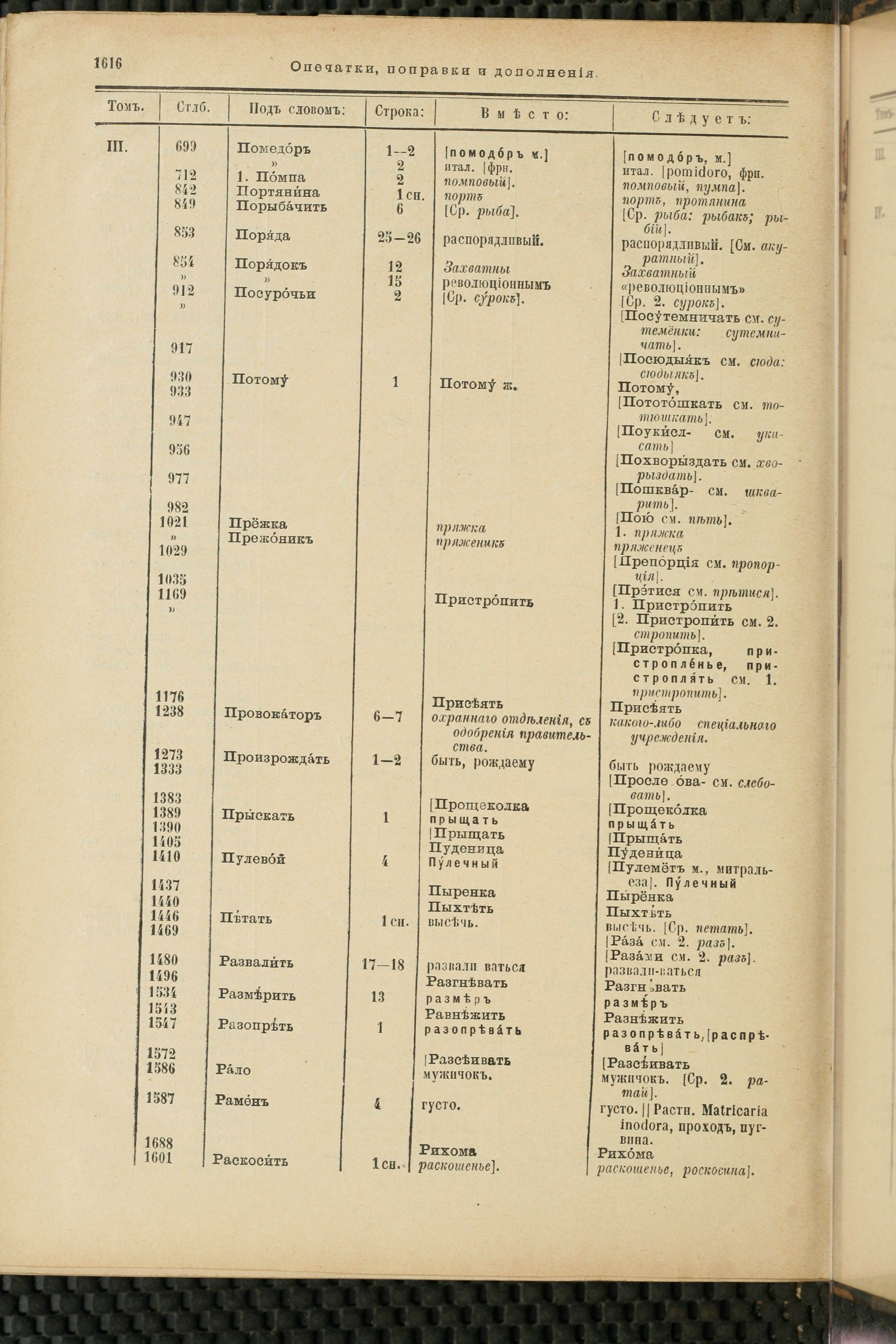Словарь Даля под редакцией Бодуэна-де-Куртенэ, том 4 pdf скан страницы 832