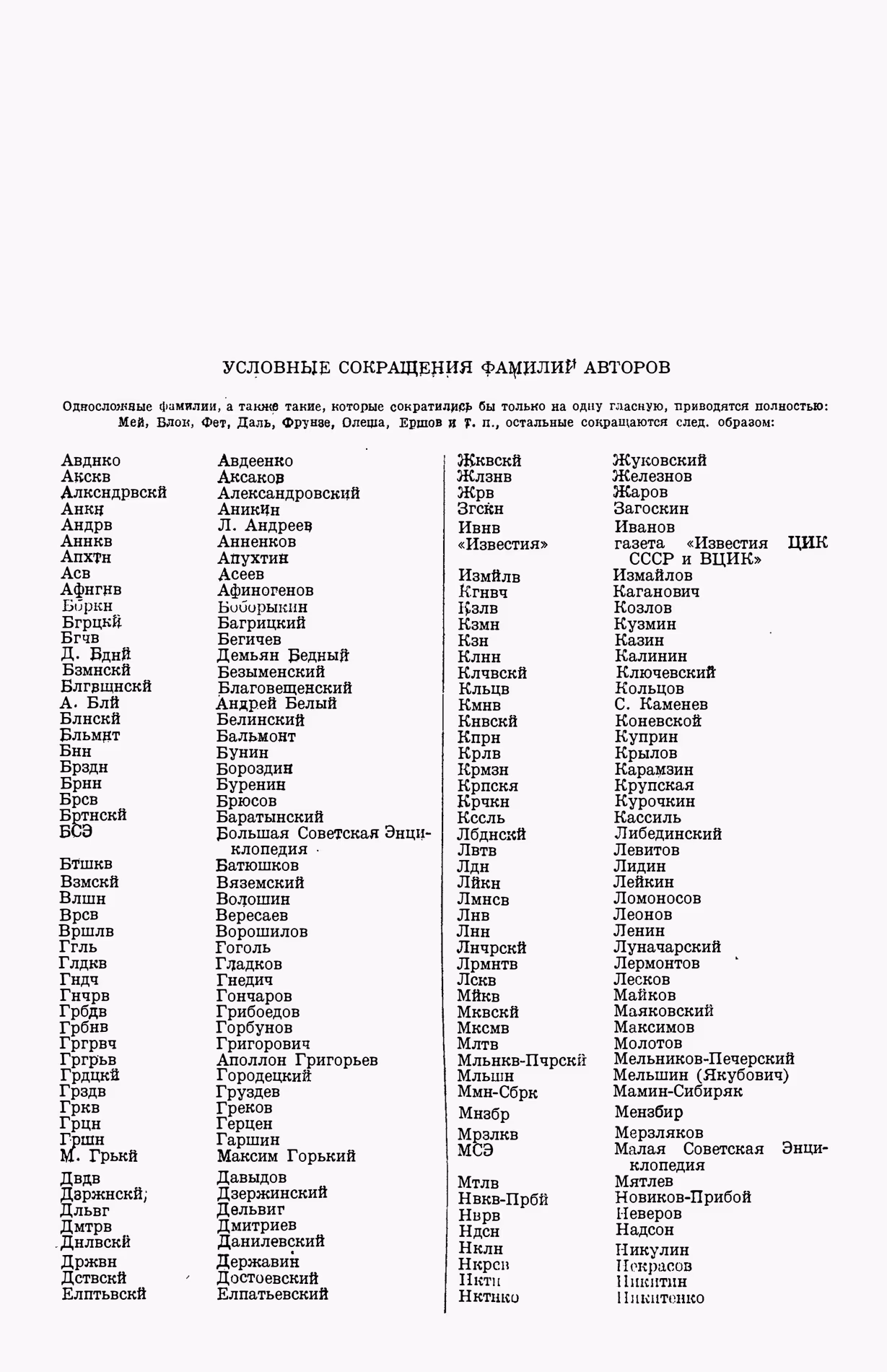 Скан печатной страницы 9 первого тома толкового словаря Ушакова 1935 года с изображением текста
