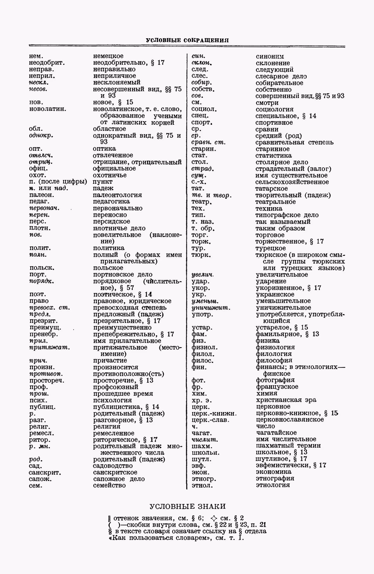 Скан печатной страницы 5 второго тома толкового словаря Ушакова 1938 года с изображением текста