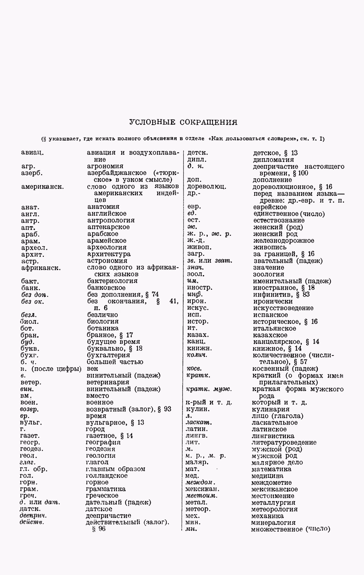 Скан печатной страницы 4 третьего тома толкового словаря Ушакова 1939 года с изображением текста